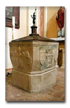 Fonte Battesimale - Chiesa di San Zenone di Minerbe - 1454